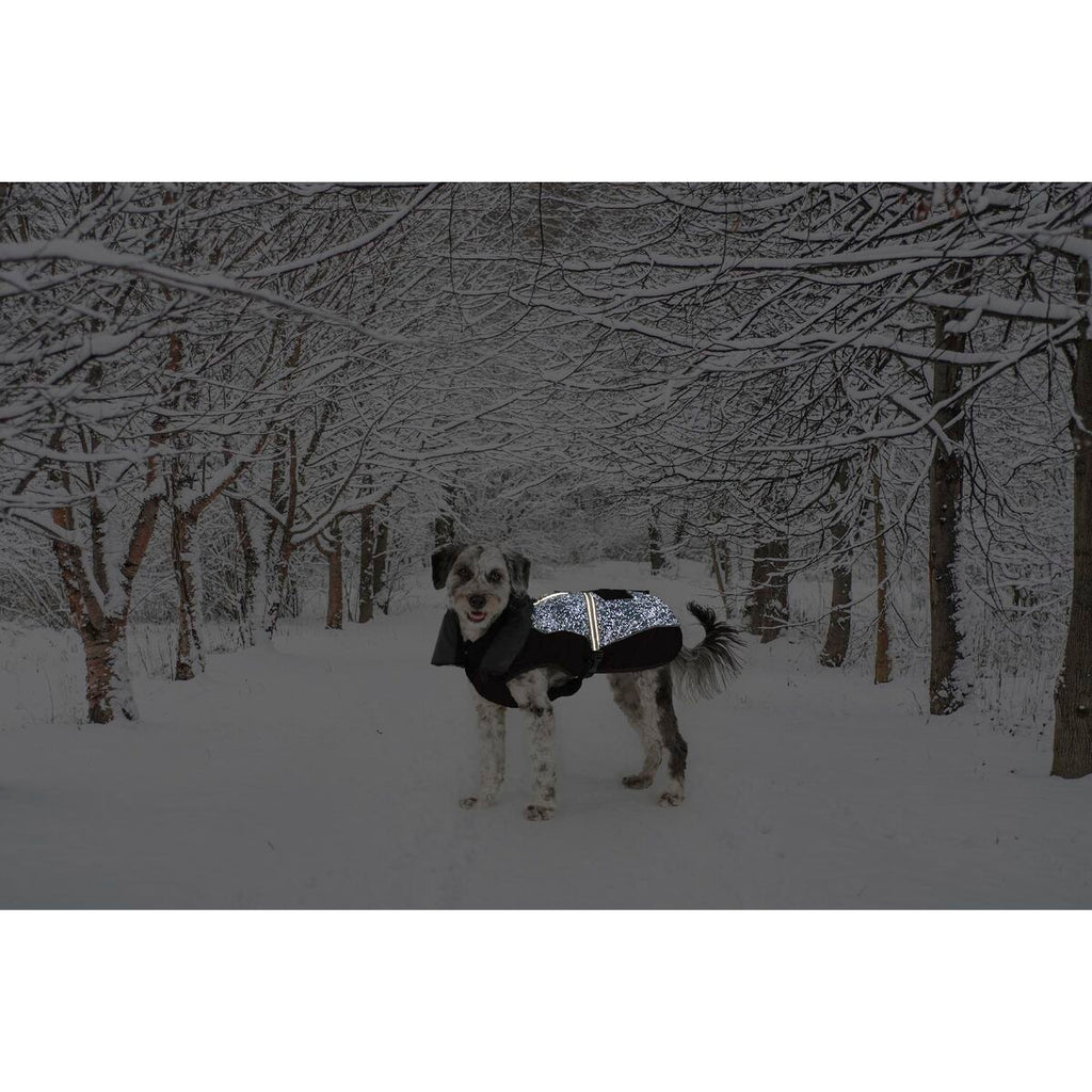 Cappotto per cani Dog Gone Smart, nero, 35 cm